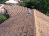 Cement Roof before cleaning